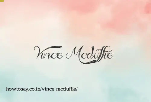 Vince Mcduffie