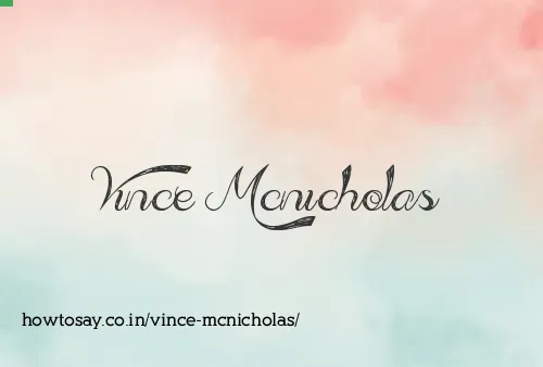 Vince Mcnicholas
