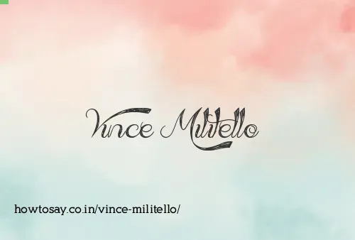 Vince Militello