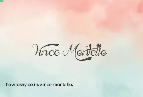 Vince Montello