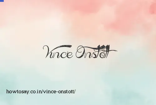 Vince Onstott