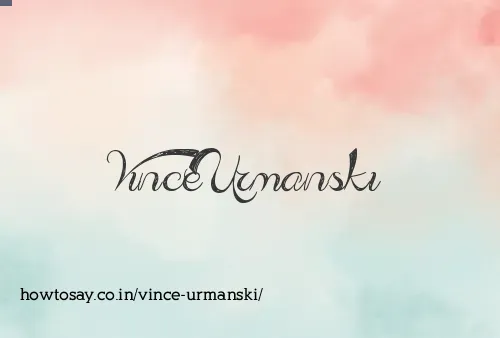 Vince Urmanski