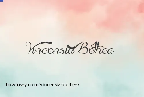 Vincensia Bethea