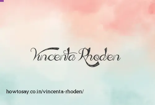 Vincenta Rhoden