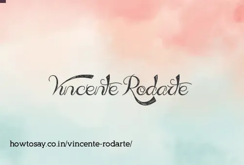 Vincente Rodarte