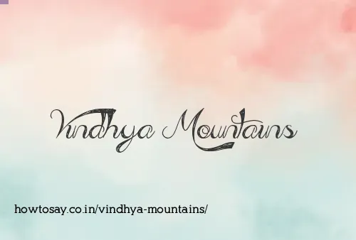 Vindhya Mountains