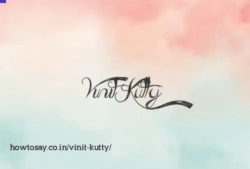 Vinit Kutty