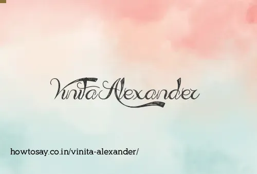 Vinita Alexander