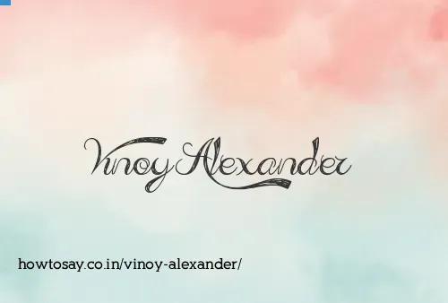Vinoy Alexander