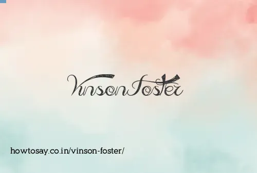 Vinson Foster