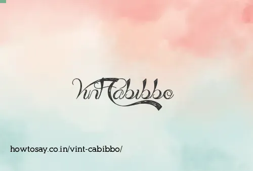 Vint Cabibbo
