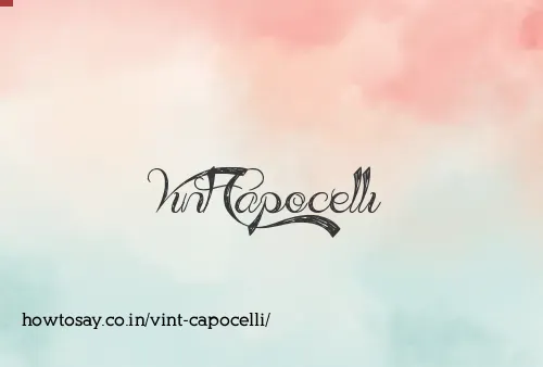 Vint Capocelli