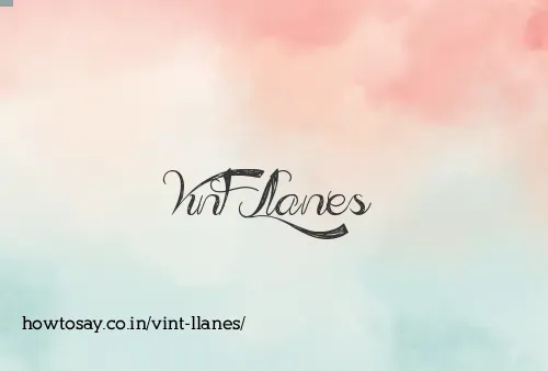 Vint Llanes