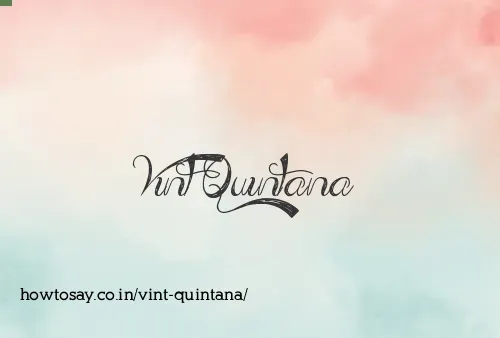 Vint Quintana