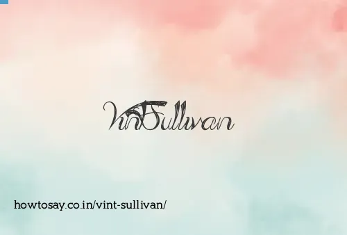 Vint Sullivan