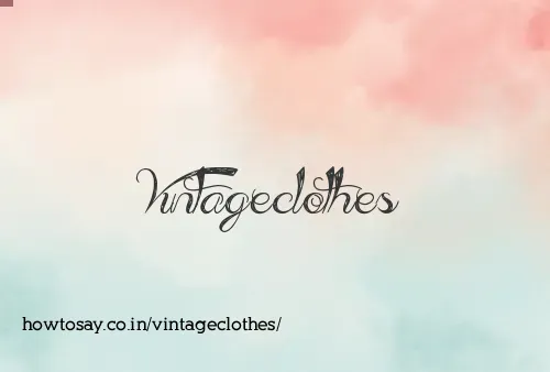 Vintageclothes