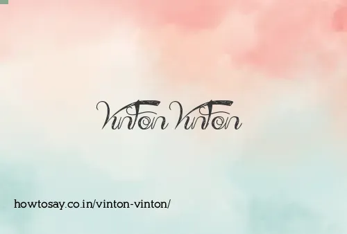 Vinton Vinton