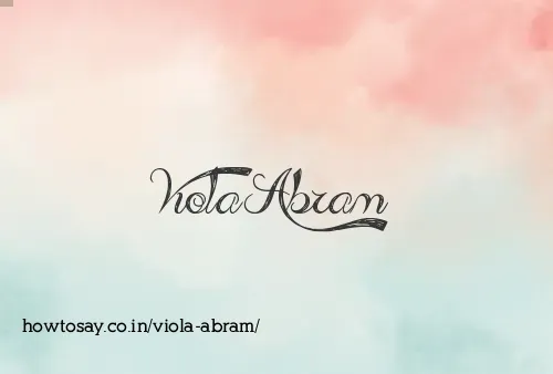 Viola Abram