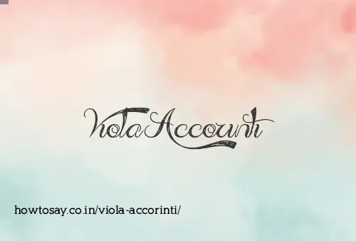 Viola Accorinti
