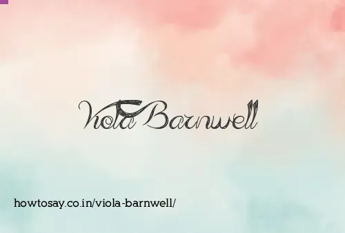Viola Barnwell