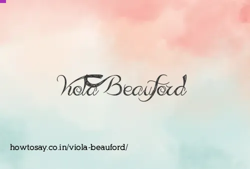 Viola Beauford