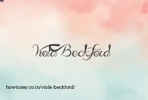 Viola Beckford