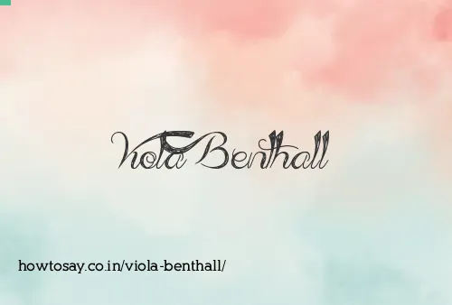 Viola Benthall