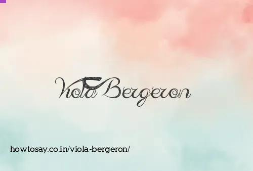 Viola Bergeron