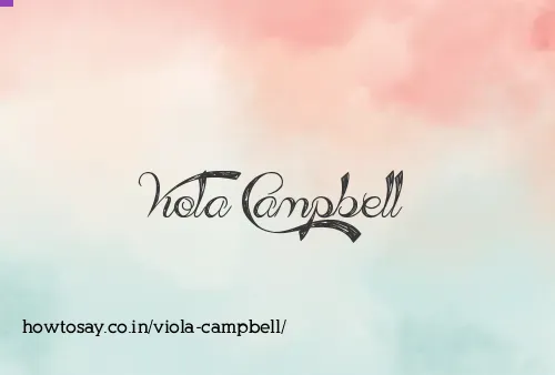 Viola Campbell