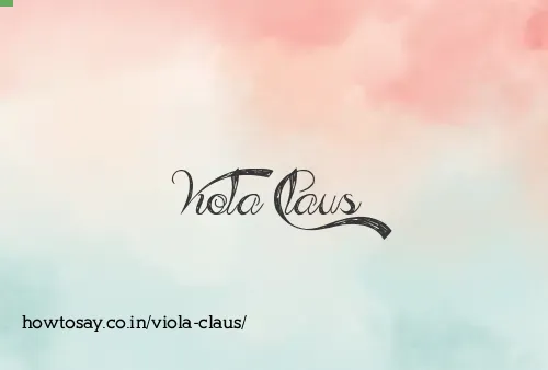 Viola Claus