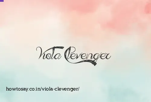Viola Clevenger