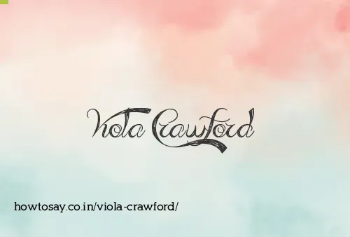 Viola Crawford