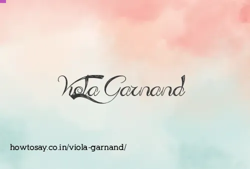 Viola Garnand