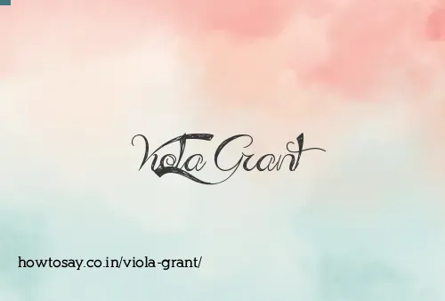 Viola Grant