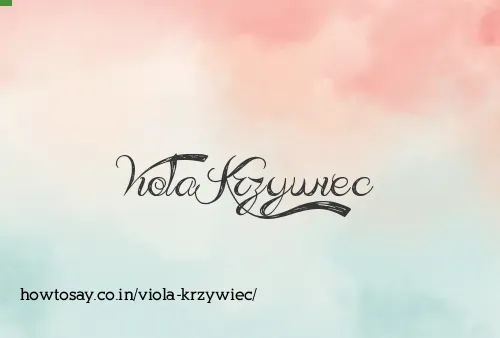Viola Krzywiec