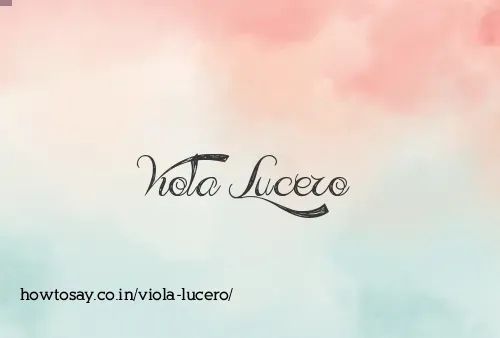 Viola Lucero