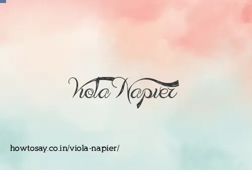 Viola Napier