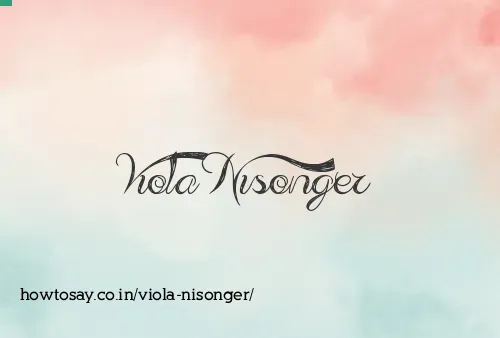 Viola Nisonger