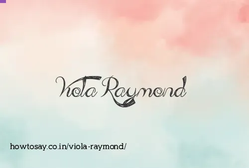Viola Raymond