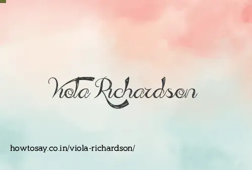Viola Richardson