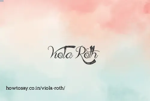 Viola Roth