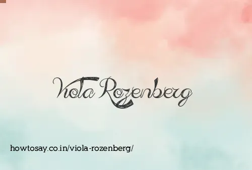 Viola Rozenberg