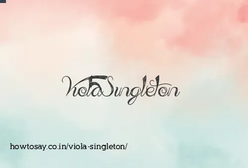 Viola Singleton