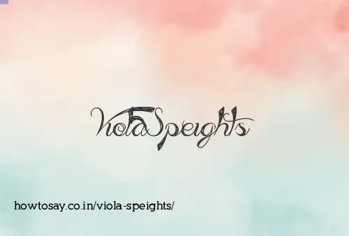 Viola Speights
