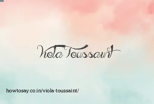 Viola Toussaint