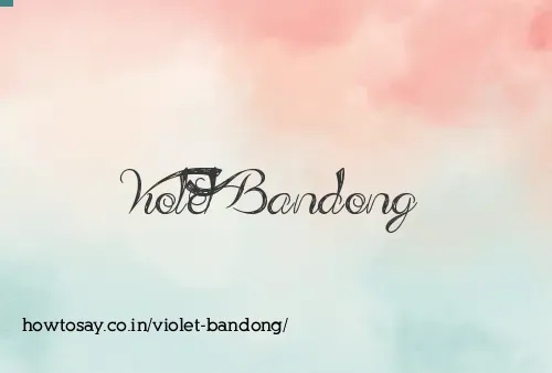 Violet Bandong