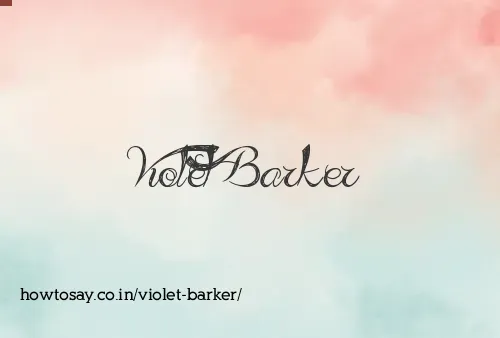 Violet Barker