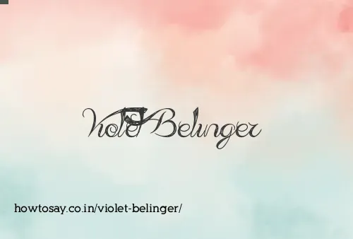 Violet Belinger