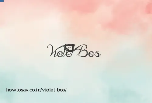 Violet Bos