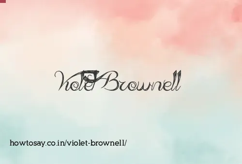 Violet Brownell